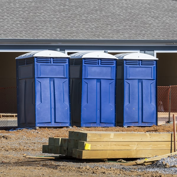 how can i report damages or issues with the porta potties during my rental period in Durham PA